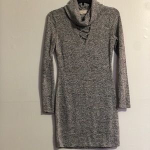 Thick winter turtle neck dress